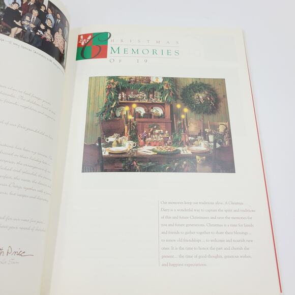 Department 56 Christmas Diary Memory Keepsake Book Hardcover 1995 **UNUSED** - Picture 6 of 8